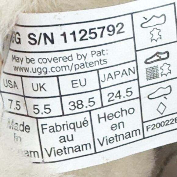 Ugg Cory Suede II Genuine Shearling Lined Boot Round Toe Chestnut Size 7.5 NWOB - Picture 10 of 10